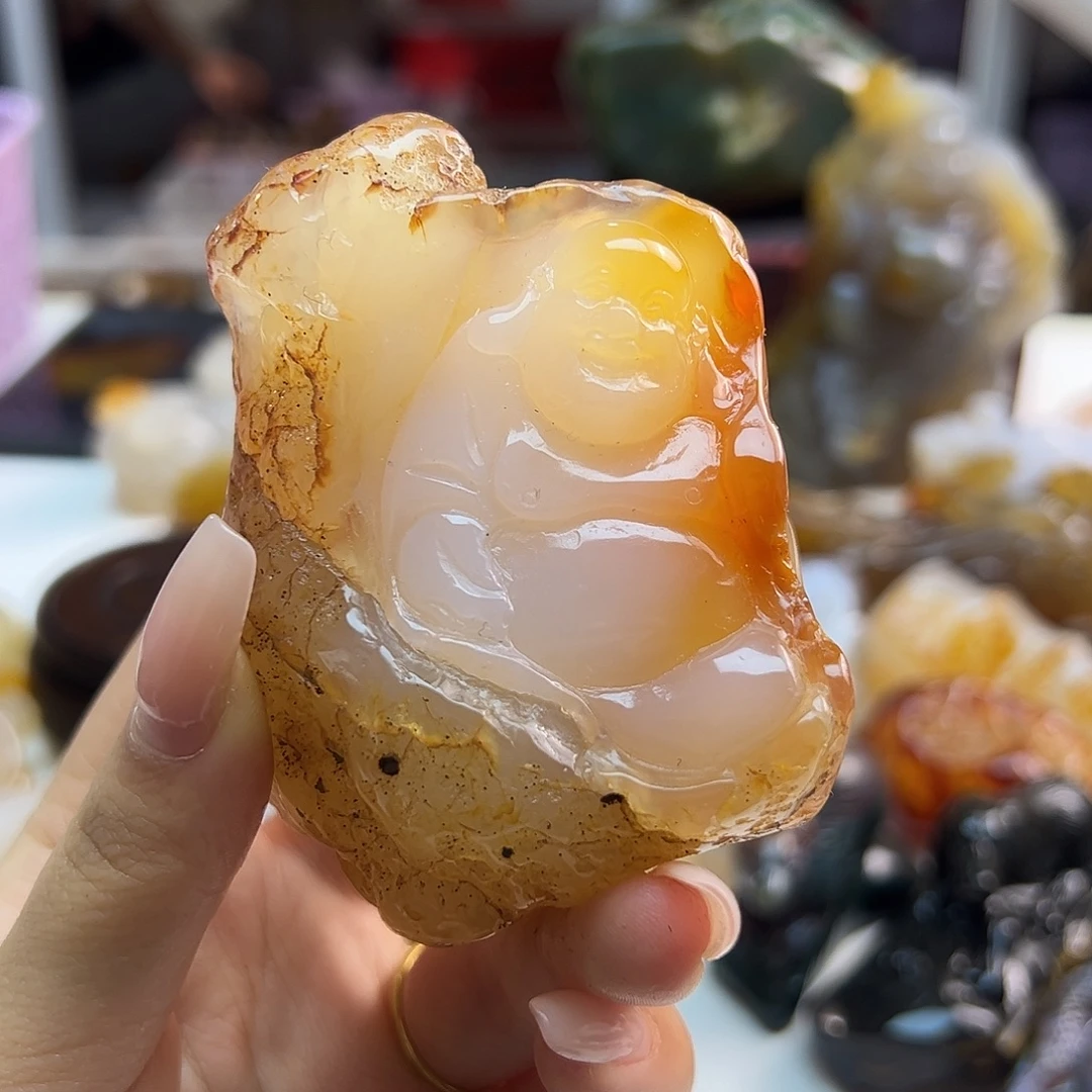 玛瑙/玉髓未镶嵌项链