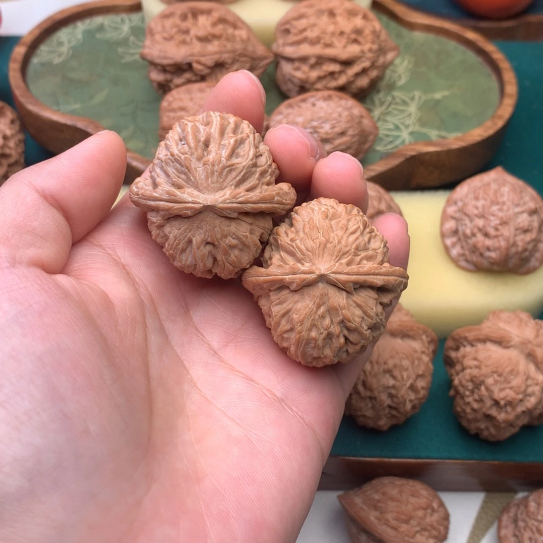 把件文玩核桃白狮子38