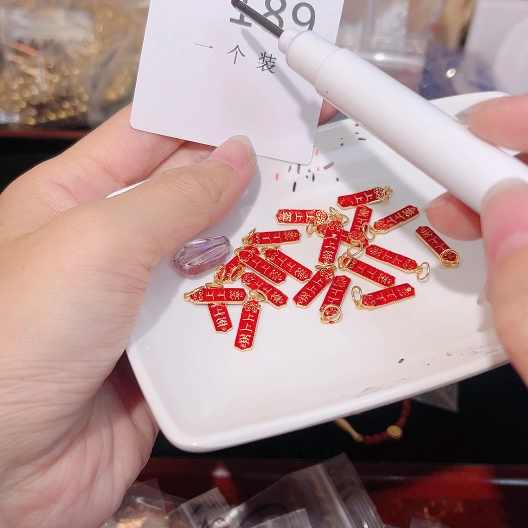 紫晶珠宝半成品银S925镀金镶嵌189