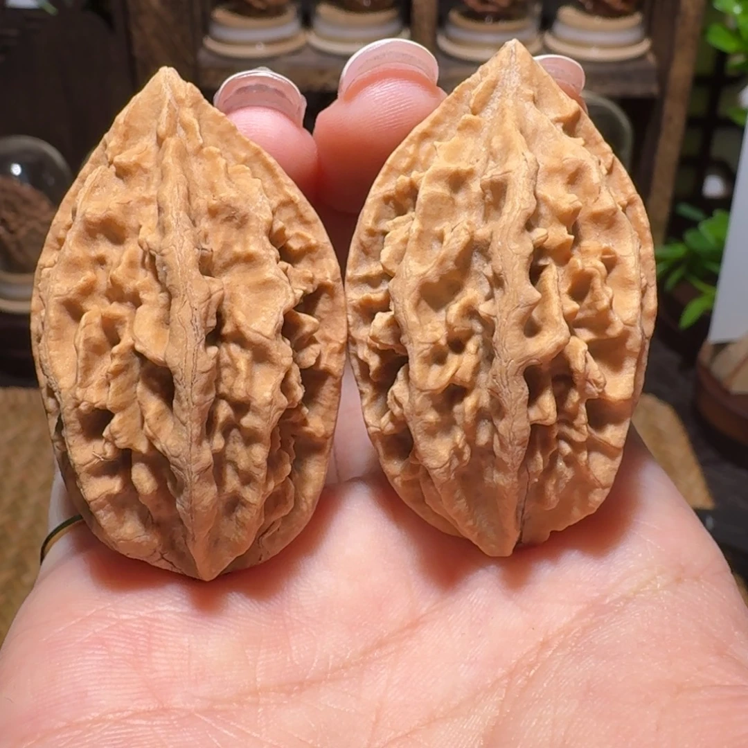 文玩核桃把件龙骨