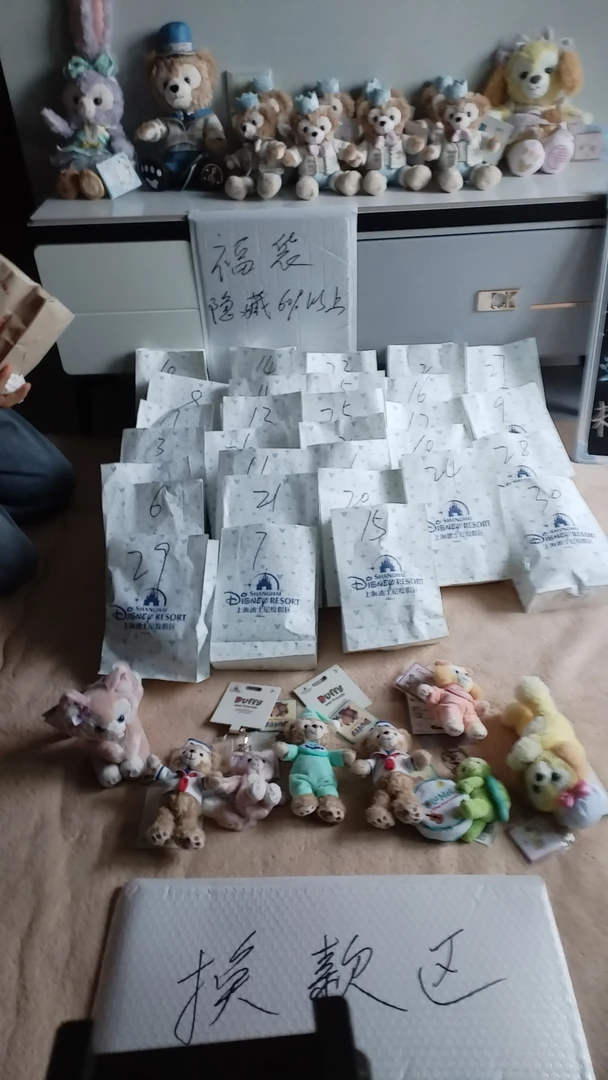 乐园毛绒绒挂件盲袋