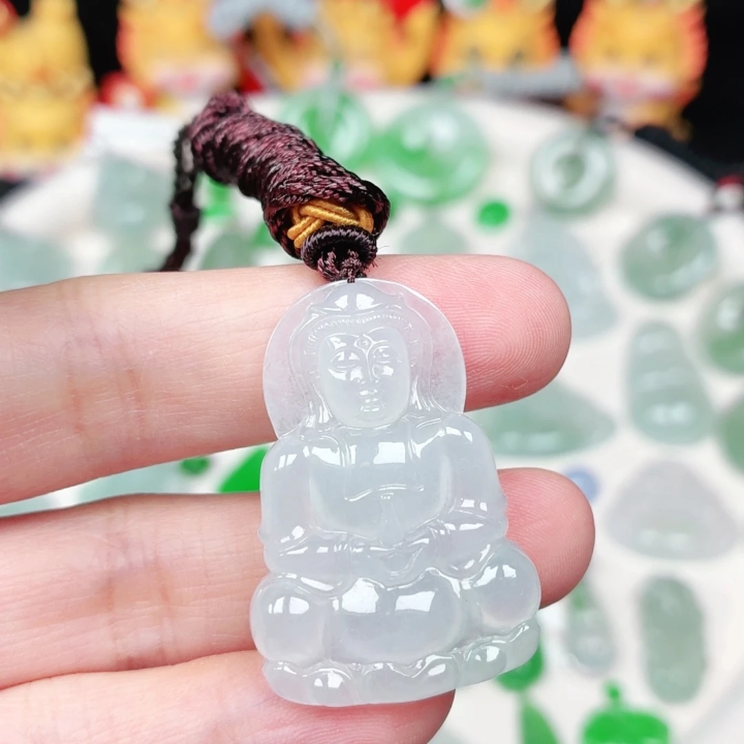 翡翠未镶嵌颈饰缅甸天然A货翡翠