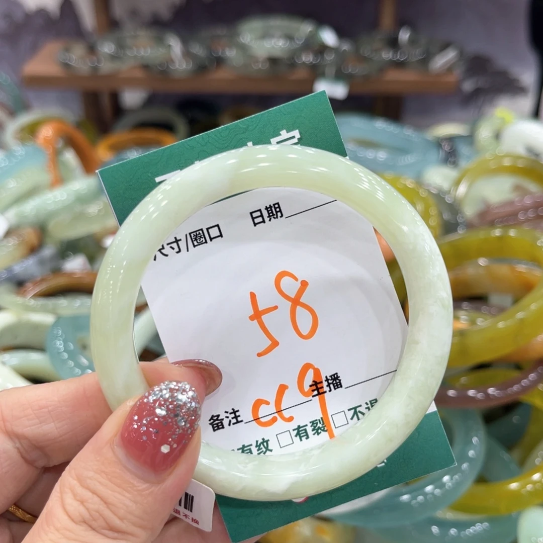 未镶嵌蛇纹石玉手镯手镯