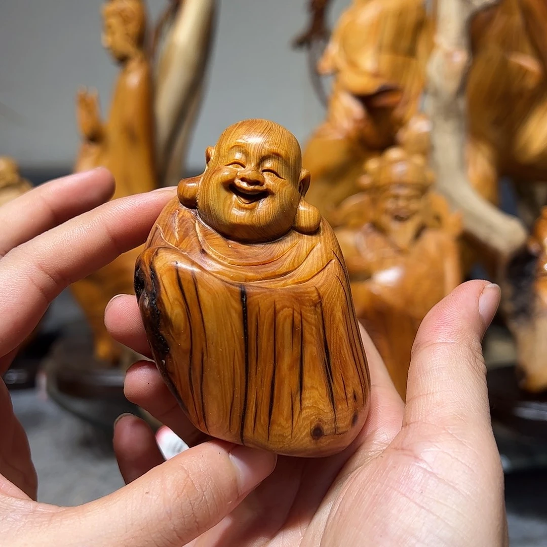 柏木崖柏木手把件摆件