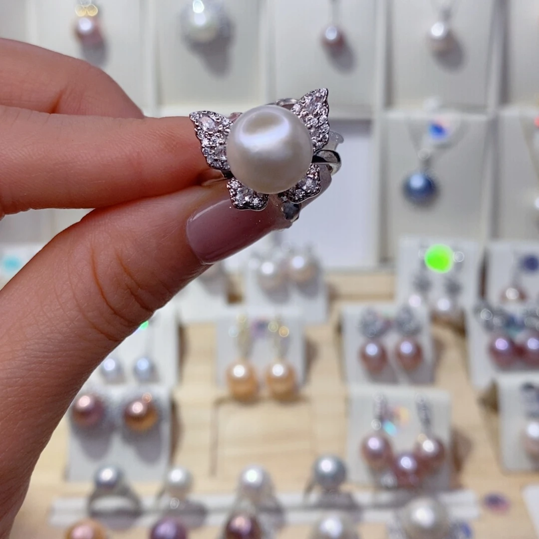 戒指未镶嵌淡水珍珠