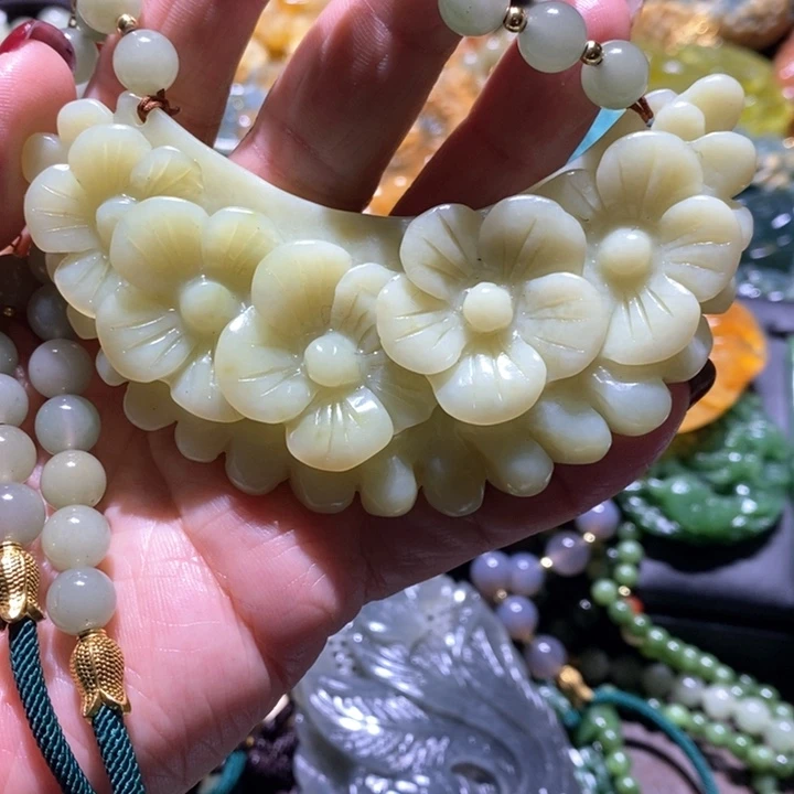 岫玉毛衣链未镶嵌