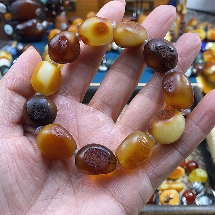 未镶嵌蜜蜡手串手串