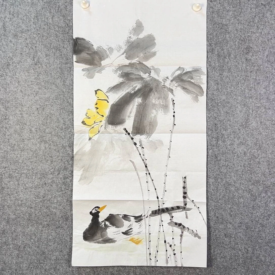 国画218 花鸟在此鸣叫的声此起彼伏中也