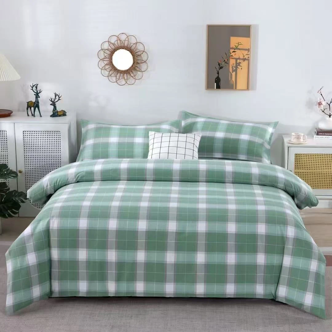 【21支四件套系列集锦】纯棉粗布标准四件套双人