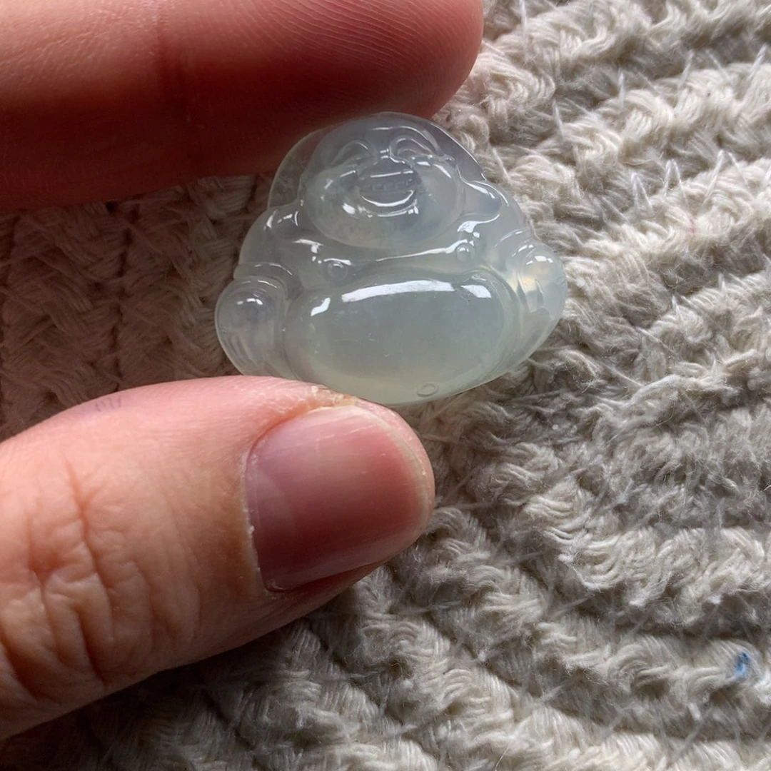 翡翠未镶嵌颈饰天然翡翠佛公定金