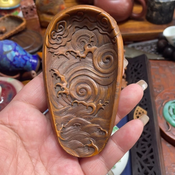 花梨木类端景台陶瓷陶瓷艺术家的