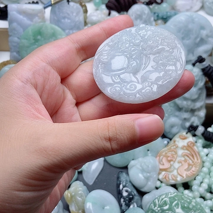 吊坠(不含链)未镶嵌翡翠1
