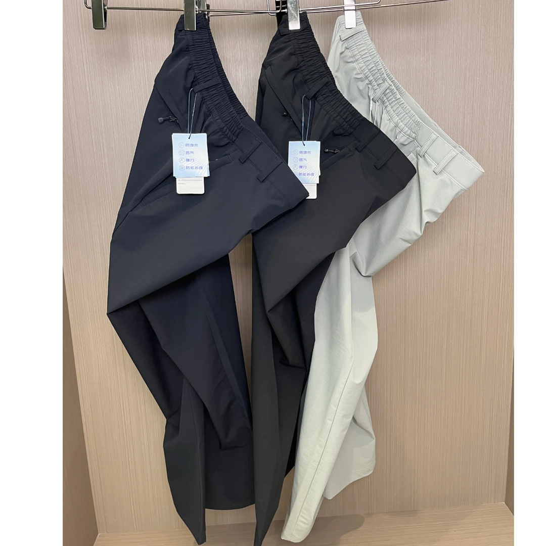 【腊虎轻奢】春季款男士软壳裤透气防风休闲百搭通勤户外裤86757