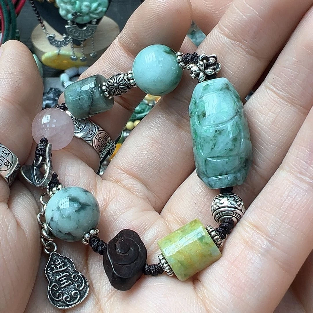 翡翠戒指未镶嵌炸