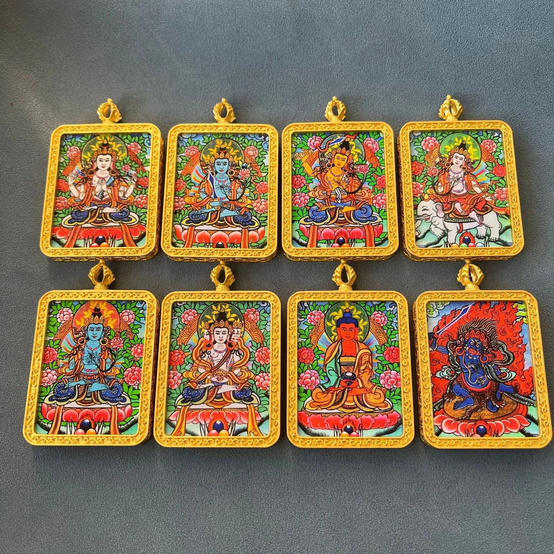 唐卡 毛衣链 十二生肖八大守护神景区佛系纪念品
