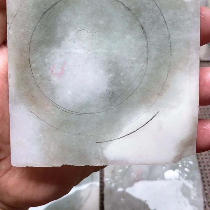 独山玉未镶嵌手镯郭*月手镯定制