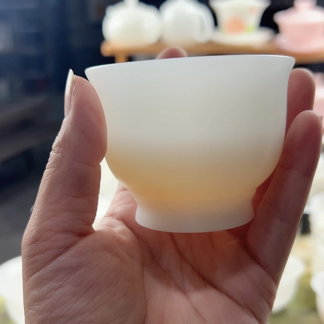素烧璞玉压手主人杯120ml