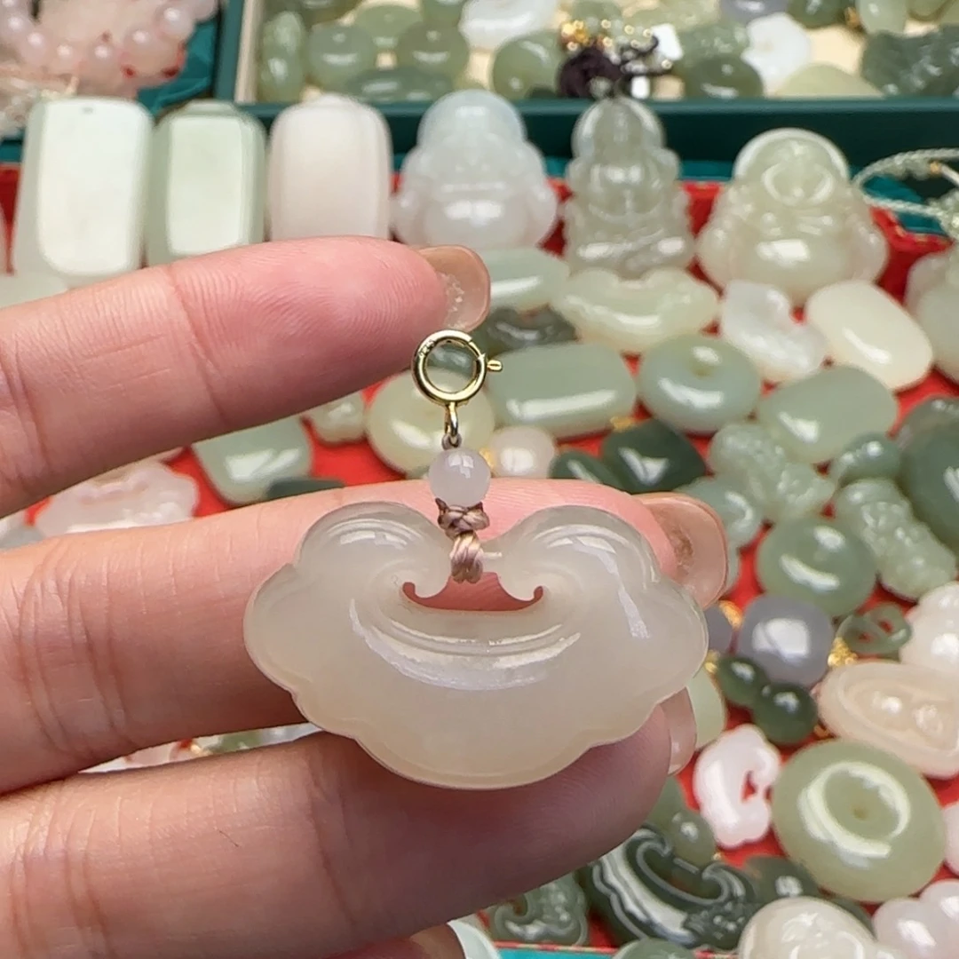 和田玉颈饰未镶嵌ʕ****❤