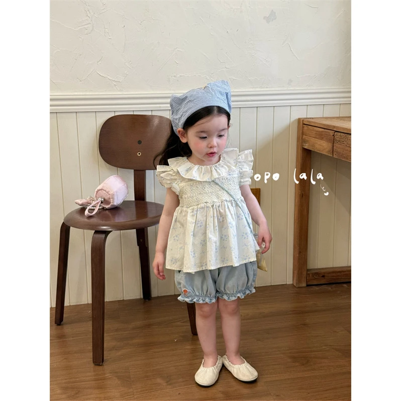AC378~opolala·25夏~碎花娃娃衫X198090