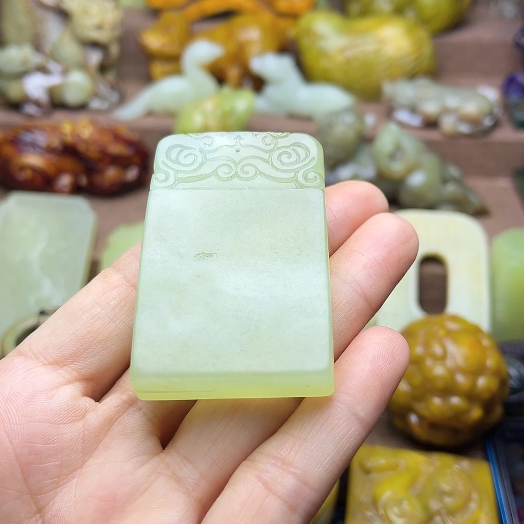 白玉菩提吊坠172。。