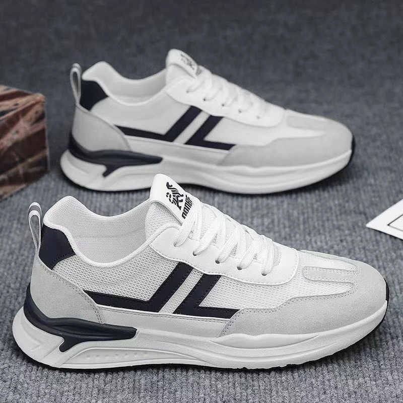 新款时尚潮流休闲百搭阿甘鞋运动跑步软底网鞋1318