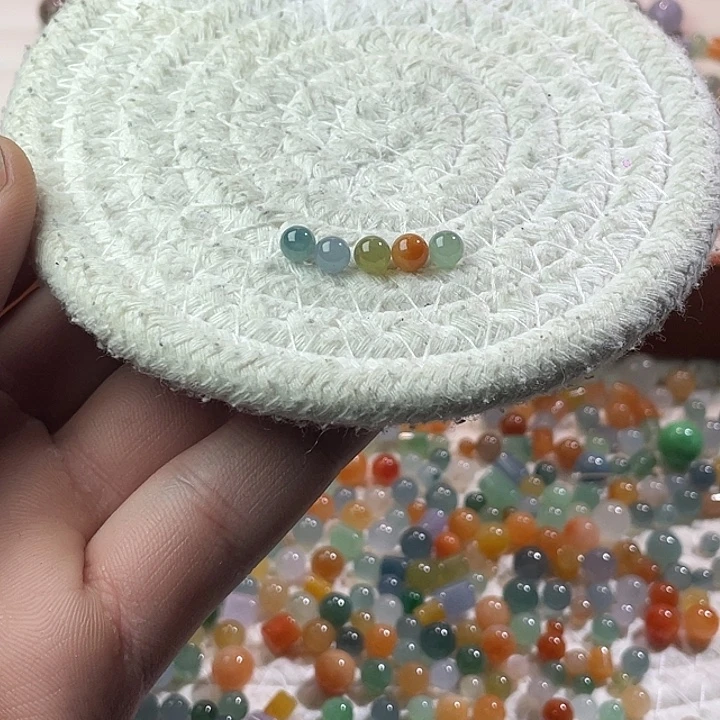 翡翠散珠未镶嵌定制翡翠卡5+