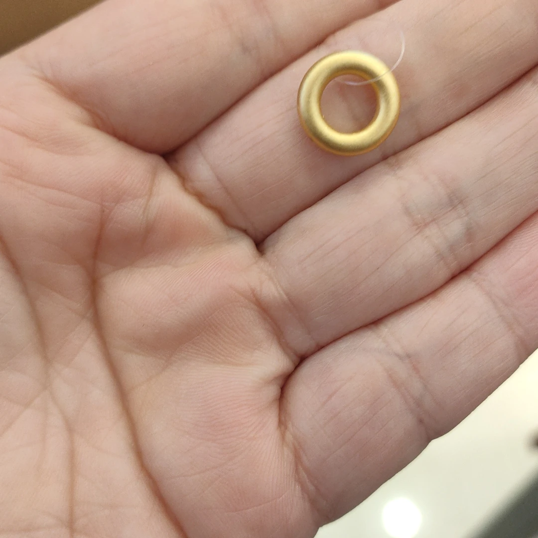 六桂福足金时尚平安扣