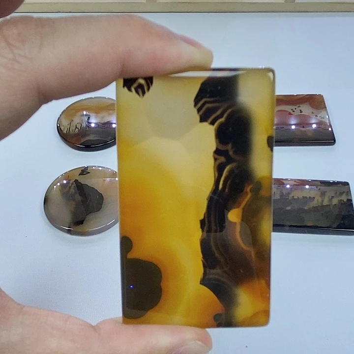 玛瑙/玉髓未镶嵌珠宝半成品