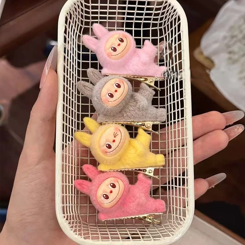 拉布布发卡卡通风女甜美边夹鸭嘴夹发夹头饰可爱网红发饰少女心