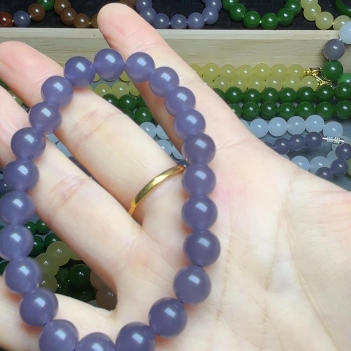 烟紫8mmmmmmm手链