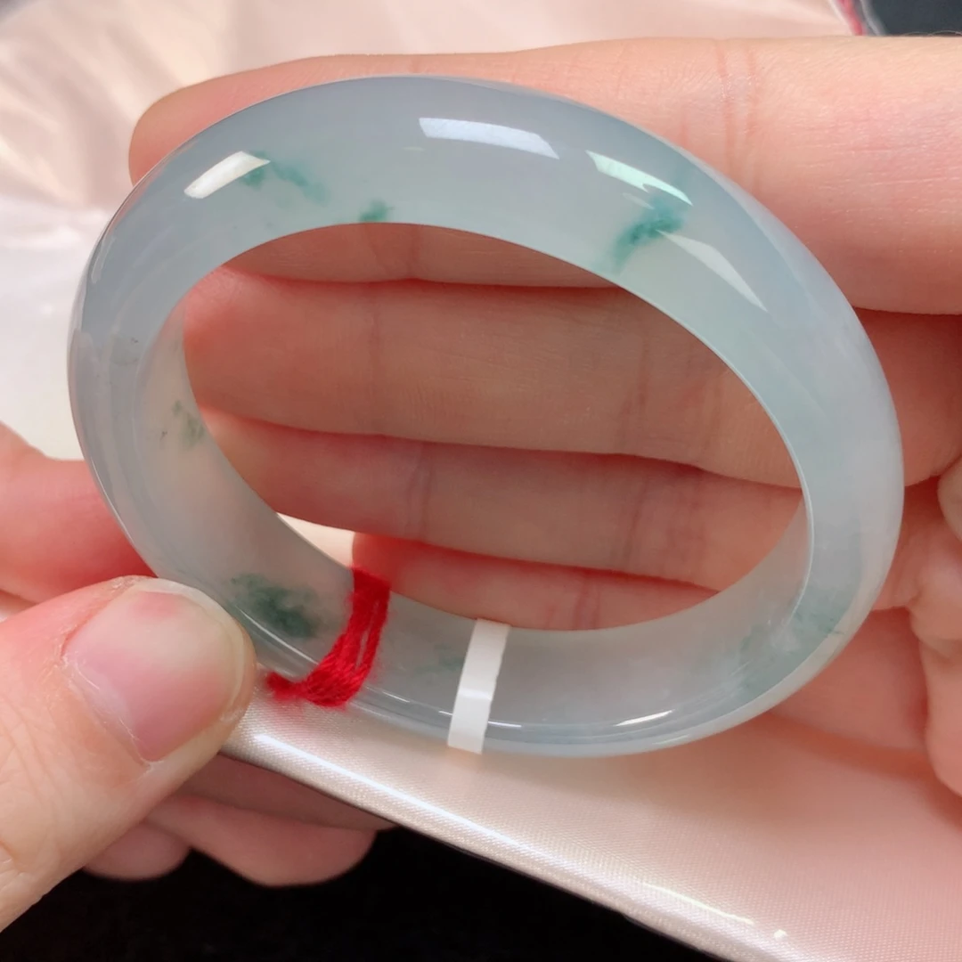 未镶嵌手镯翡翠缅甸天然翡翠手镯51贵妃