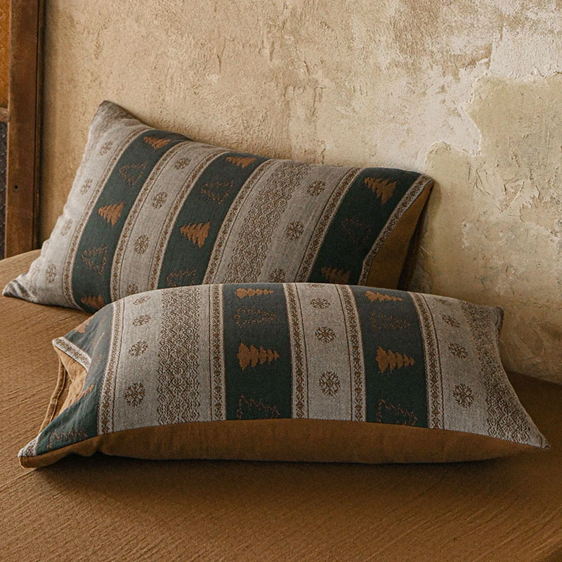 琳姐 捡漏！织物之美中古美式全棉纯棉枕套不含芯两只装枕头套