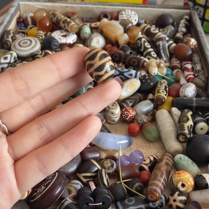 玛瑙/玉髓颈饰足银镀金镶嵌197