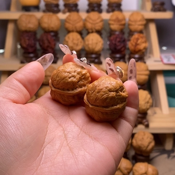 吊坠文玩核桃30肌肉蟾Y01