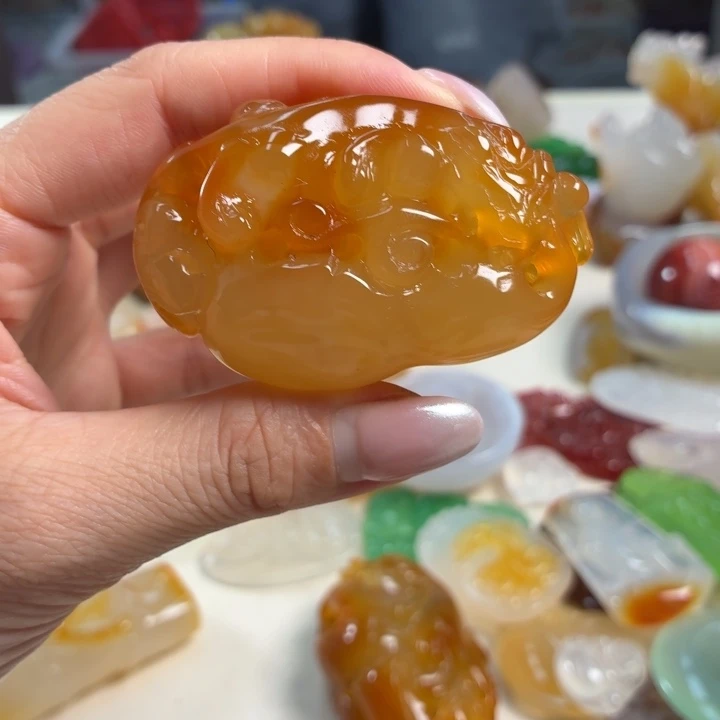 未镶嵌吊坠(不含链)玛瑙/玉髓