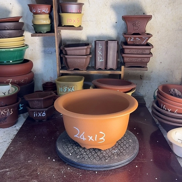 宜兴市紫砂花盆手工制作