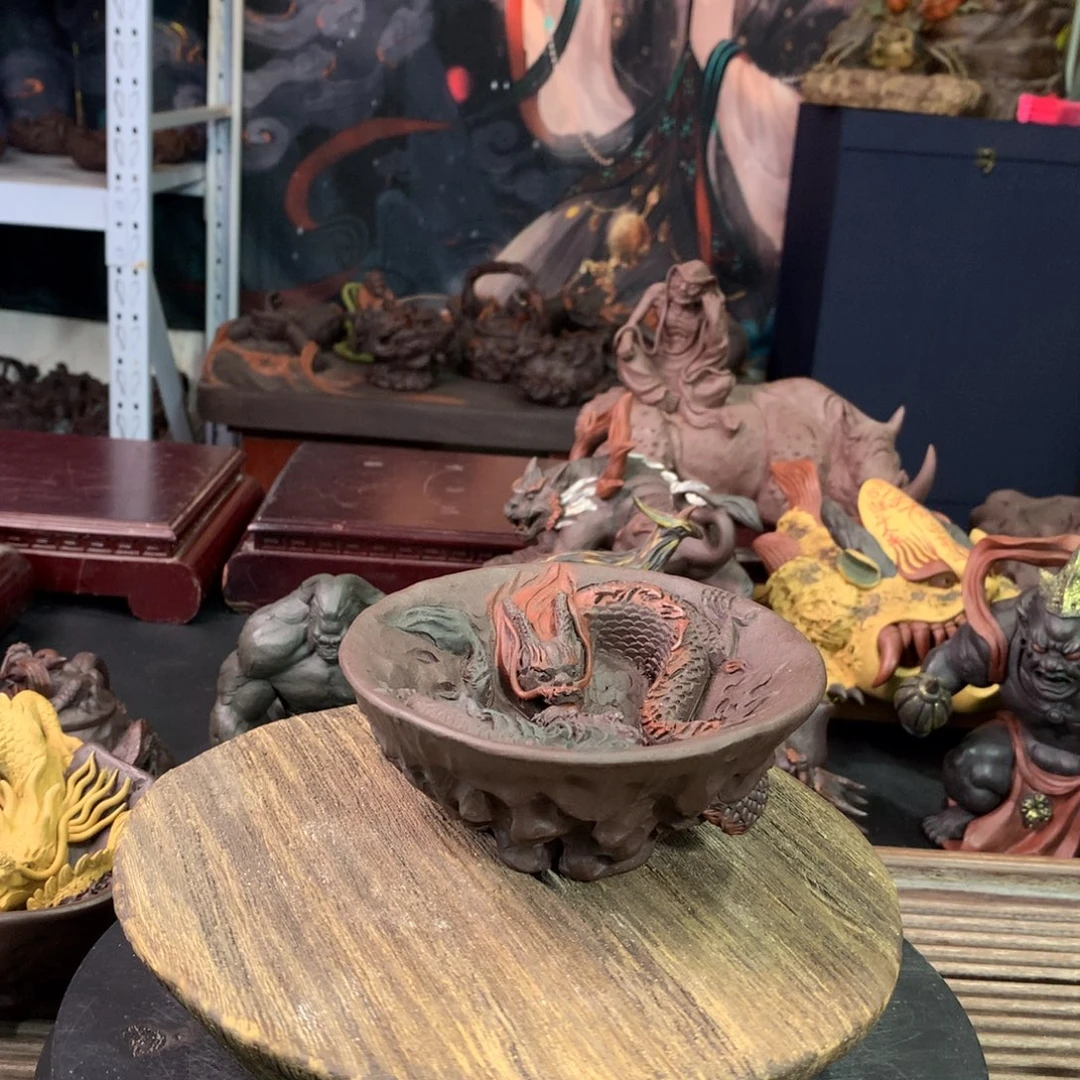 珎***默紫砂定制新款紫砂艺术学院美术