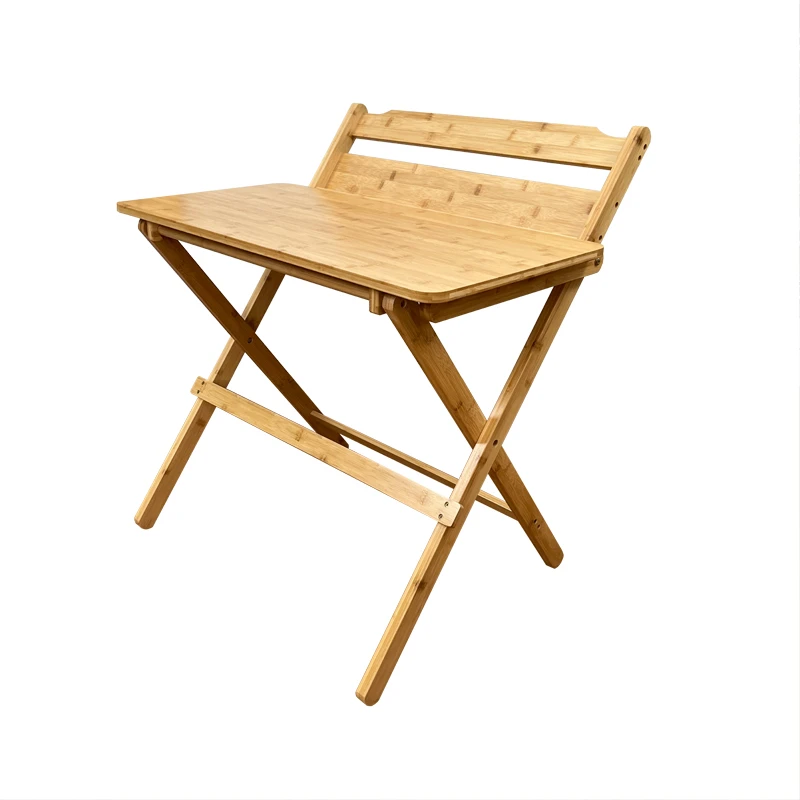 可折叠学习桌可折叠电脑桌整装发货楠竹做作业小学初中高中免安装