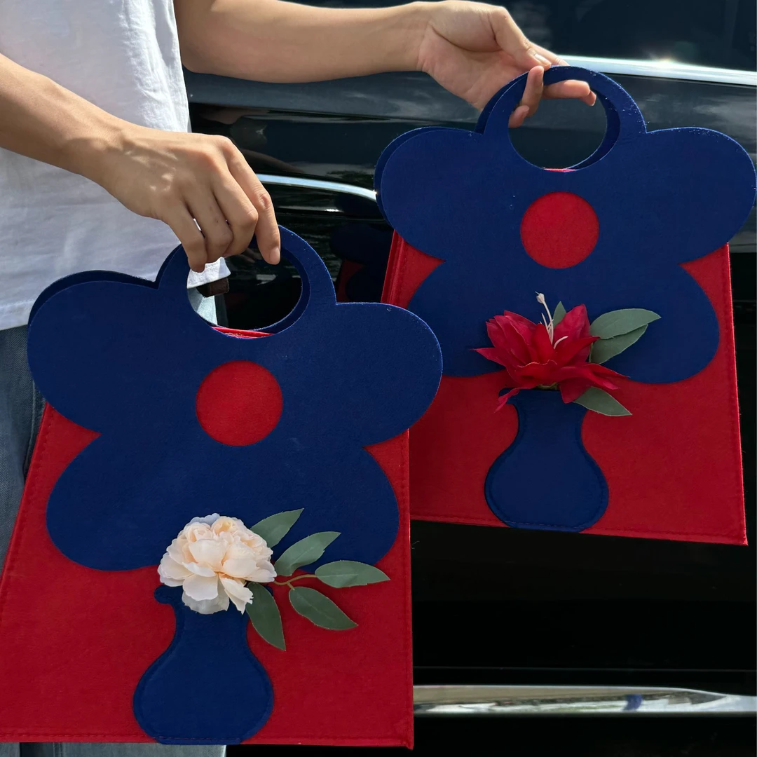 结婚伴手礼伴娘手提包礼品袋教师节礼袋生日喜糖实用袋子回礼袋子