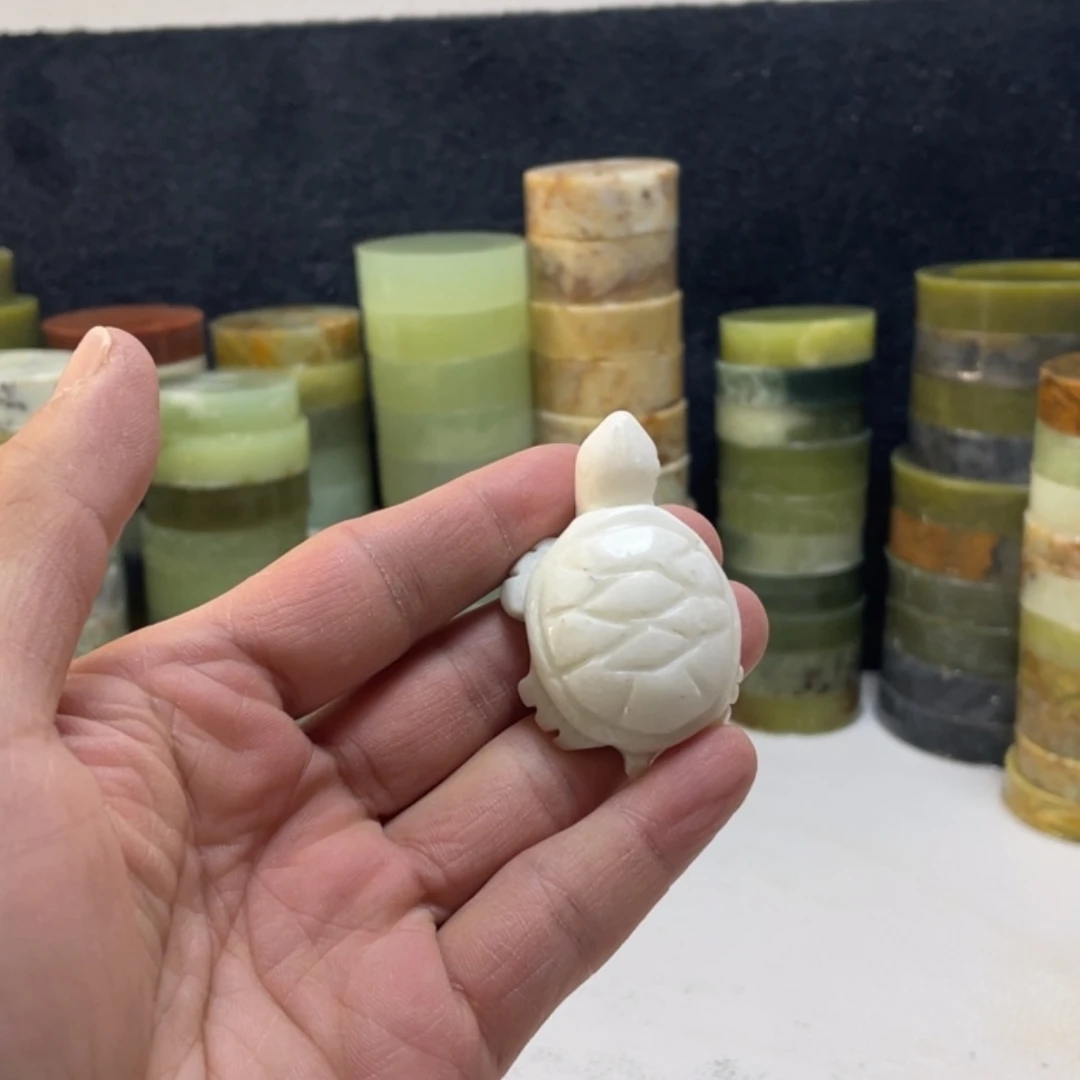 【闪购商品】蛇纹石玉珠宝半成品未镶嵌