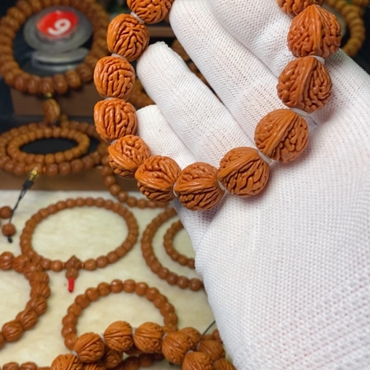 手串桃核秦岭龙纹桃核