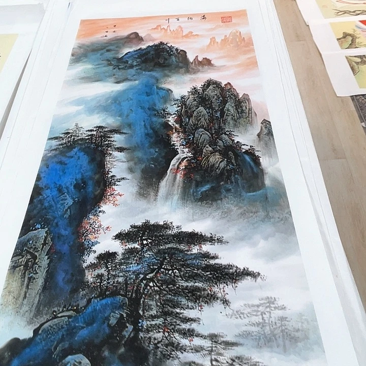 国画书画描金拓染金石传拓手写