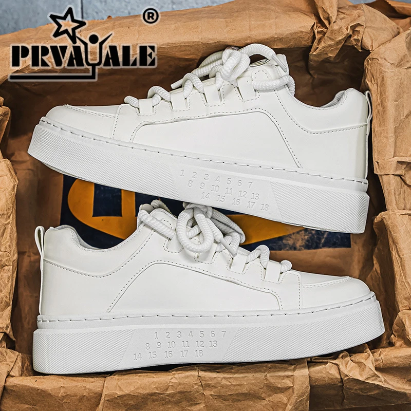 【裴罗尔】2025夏季男鞋新款透气小白鞋男百搭厚底运动鞋休闲板鞋潮