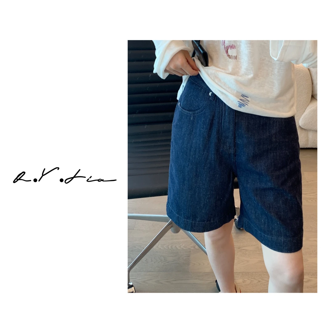 Oh！SUHUA▲ 天然汉麻短裤 ～清爽薄款显瘦百搭牛仔+麻裤女