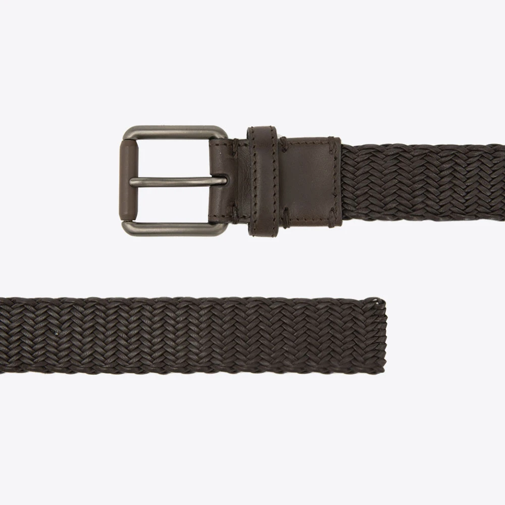 ERMENEGILDO ZEGNA EZ杰尼亚羊皮针扣商务男皮带BPTL3FJ1113ETDM