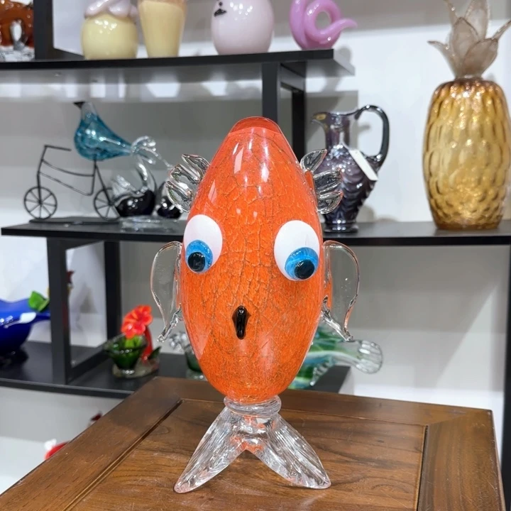 琉璃孤品样品猫头鹰摆件