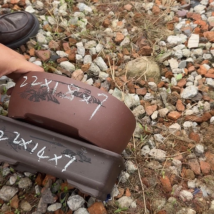 紫砂花盆紫砂花盆