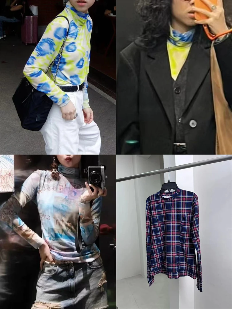 是太洋气呀！丹麦单四季可穿弹力堆堆领打底衫上衣