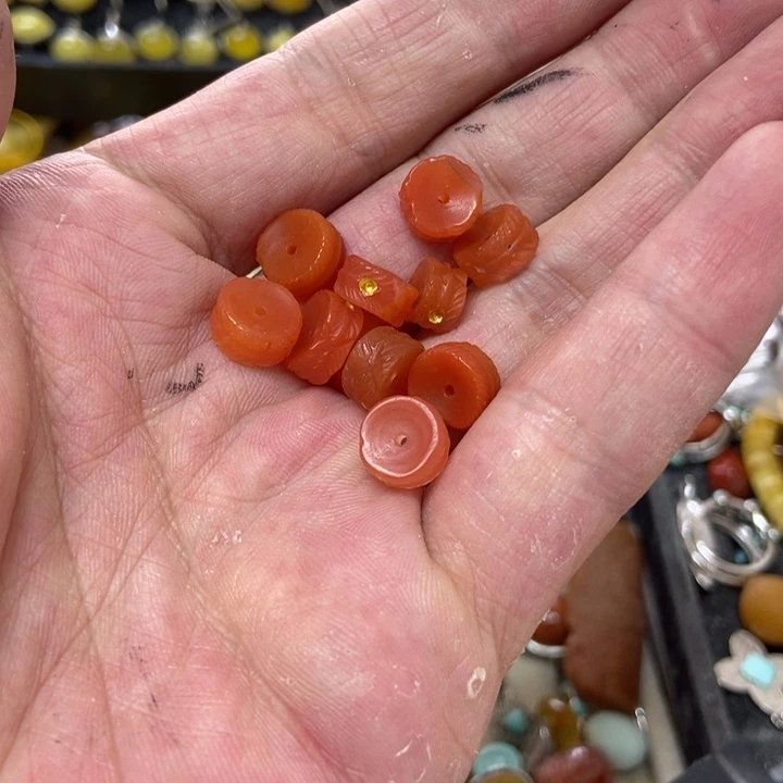 南红玛瑙吊坠未镶嵌多样性发货2个