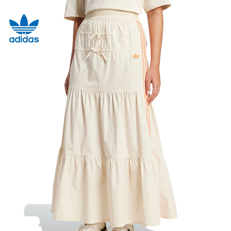 adidas阿迪达斯【大】三叶草女子运动休闲半身裙裙子KC0768